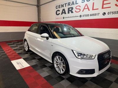 Begagnad Audi A1 S-Line 2018 Vit Halvkombi