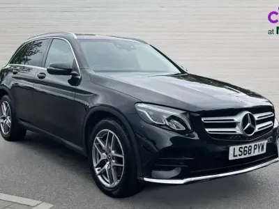 Used Mercedes GLC220 AMG line 170 HP (125 kW) 2018 Black SUV