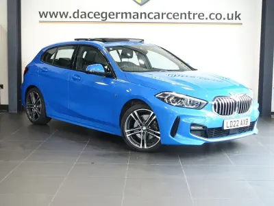 Used BMW 118 M Sport 150 HP (110 kW) 2022 Blue Hatchback