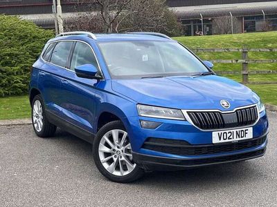 Used Skoda Karoq SE L 150 HP (110 kW) 2021 Blue SUV