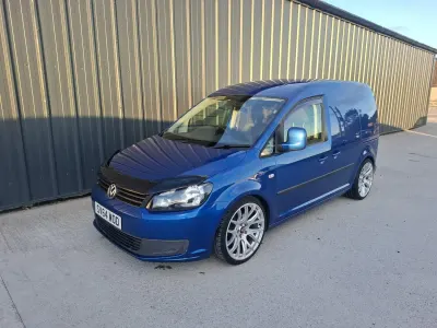 Used VW Caddy Trendline 102 HP (75 kW) 2014 Blue MPV