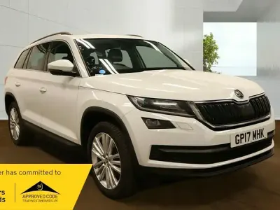 Used Skoda Kodiaq SE L 150 HP (110 kW) 2017 White SUV