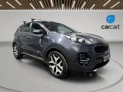 Used Kia Sportage GT-Line 177 HP (130 kW) 2018 Silver SUV