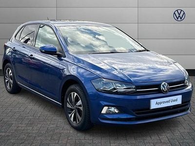 Used VW Polo Match 95 HP (69 kW) 2021 Blue Hatchback
