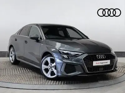 Used Audi A3 S-Line 110 HP (80 kW) 2021 Grey Sedan
