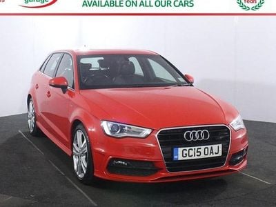 Used Audi A3 Sportback S-Line 125 HP (91 kW) 2015 Red Hatchback