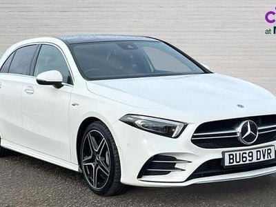 Used Mercedes A35 AMG Premium Plus 306 HP (225 kW) 2019 White Hatchback