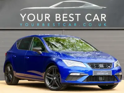 Second-hand Seat Leon Black Edition 130 CP (95 kW) 2020 Albastru Hatchback