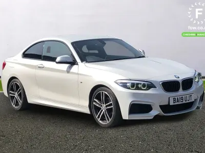 Used BMW 218 M Sport 136 HP (100 kW) 2019 White Coupe