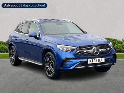 Blue Used 2023 Mercedes GLC300e AMG line Estate | £37,399 (A bit pricey)