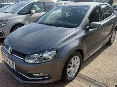 Used VW Polo SE 90 HP (66 kW) 2015 Grey Hatchback