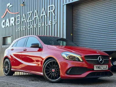 Used Mercedes A200 AMG Line Premium 2018 Red Hatchback