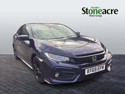 Used Honda Civic Sport 126 HP (92 kW) 2020 Blue Hatchback