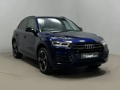 Used Audi Q5 Black Edition 190 HP (139 kW) 2019 Blue SUV