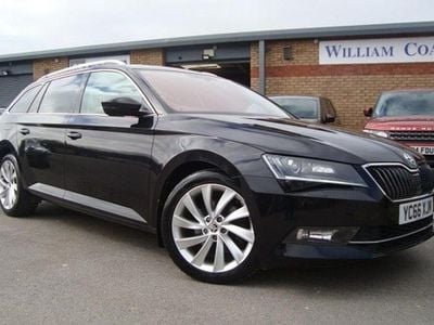 Used Skoda Superb SE L Executive 150 HP (110 kW) 2016 Black Estate