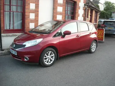 Used Nissan Note Acenta Premium 90 HP (66 kW) 2014 Red Hatchback