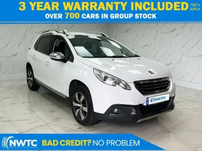 Begagnad Peugeot 2008 Allure 120 HK (88 kW) 2016 Vit SUV