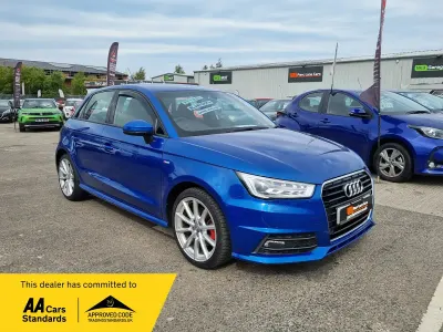 Used Audi A1 Sportback S-Line 2015 Blue Hatchback