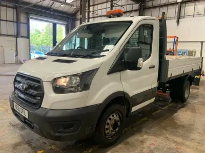 Begagnad Ford Transit 130 HK (95 kW) 2021 Vit Cab
