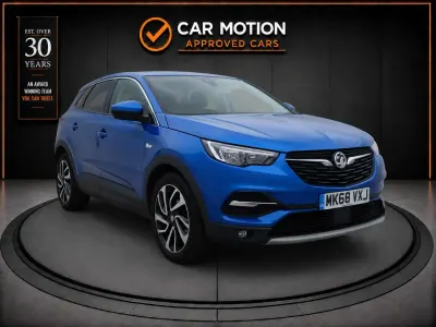 Used Vauxhall Grandland X Elite 2018 Blue SUV