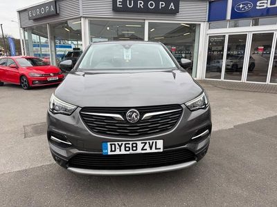 Used Vauxhall Grandland X Sport 130 HP (95 kW) 2018 Grey SUV