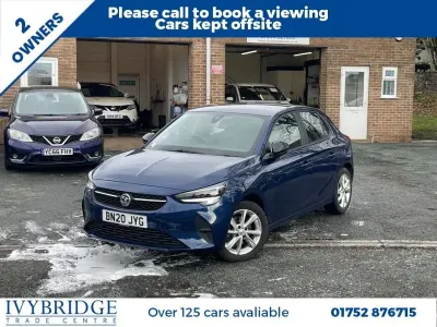 Used Vauxhall Corsa S 100 HP (73 kW) 2020 Blue Hatchback