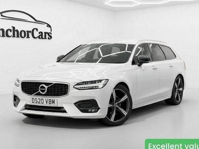 Used Volvo V90 R-Design 190 HP (139 kW) 2020 White Estate