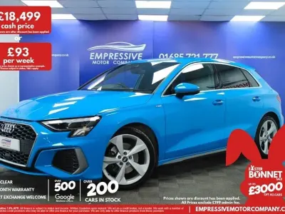 Begagnad Audi A3 S-Line 150 HK (110 kW) 2021 Sedan