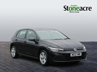Used VW Golf VII Life 130 HP (95 kW) 2021 Black Hatchback
