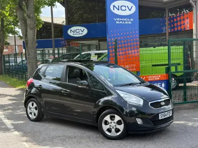 Used Kia Venga 125 HP (91 kW) 2014 Black Hatchback