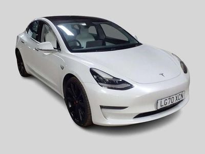 Used Tesla Model 3 Performance 461 kW (627 HP) 2020 White Sedan