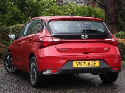 Red Used 2021 Hyundai i20 Hatchback | £10,366 (Fair price)