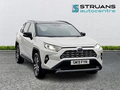 White/black Used 2019 Toyota RAV4 Hybrid SUV | £22,995 (A bit pricey)