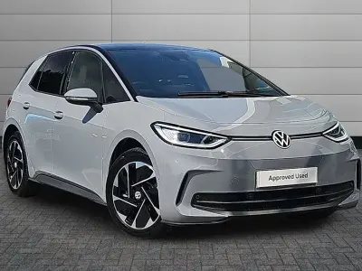 New VW ID.3 Pro 147 kW (201 HP) 2026 Moonstone grey with solid black roof Hatchback
