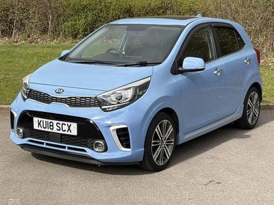 Used Kia Picanto GT-Line S 83 HP (61 kW) 2018 Blue Hatchback