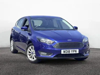 Used Ford Focus Titanium 2018 Blue Hatchback