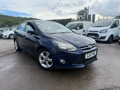 Used Ford Focus Zetec 2012 Blue Hatchback