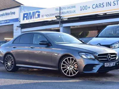Begagnad Mercedes E350 AMG line 286 HK (210 kW) 2020 Grå Sedan