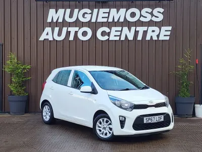 Used Kia Picanto 83 HP (61 kW) 2017 White Hatchback
