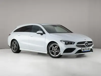 Used Mercedes CLA180 Shooting Brake AMG line 2020 White Estate