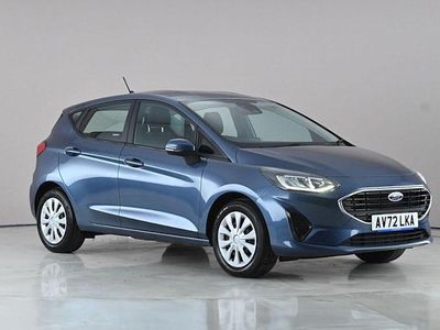 Used Ford Fiesta Trend 75 HP (55 kW) 2021 Blue Hatchback