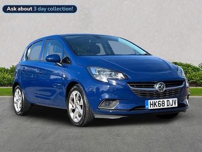 Used Vauxhall Corsa S 90 HP (66 kW) 2019 Blue Hatchback