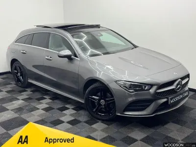 Used Mercedes CLA250e Shooting Brake AMG line 2022 Grey Estate