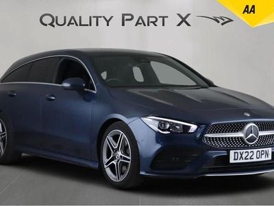 Used Mercedes CLA200 Shooting Brake AMG line 2022 Blue Estate