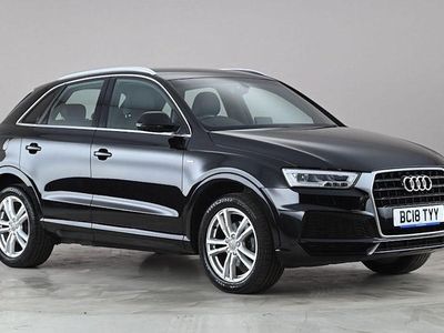 Używany Audi Q3 S-Line 150 KM (110 kW) 2018 Czarny SUV