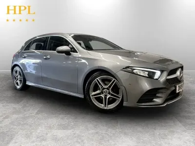 Used Mercedes A180 AMG line 136 HP (100 kW) 2019 Grey Hatchback