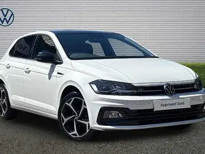 Used VW Polo R-line 95 HP (69 kW) 2021 White Hatchback