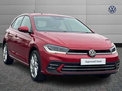 Used VW Polo Style 95 HP (69 kW) 2023 Red Hatchback