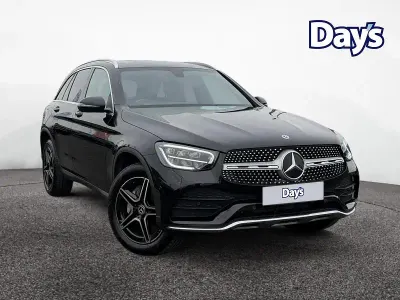 Used Mercedes GLC300e AMG line 2022 Black SUV