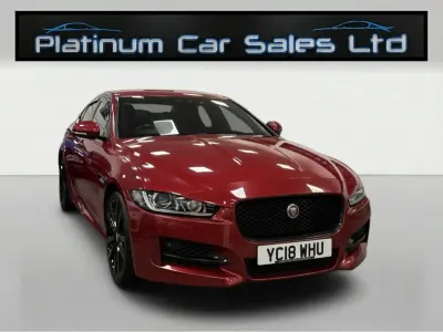Used Jaguar XE R-Sport 180 HP (132 kW) 2018 Red Sedan